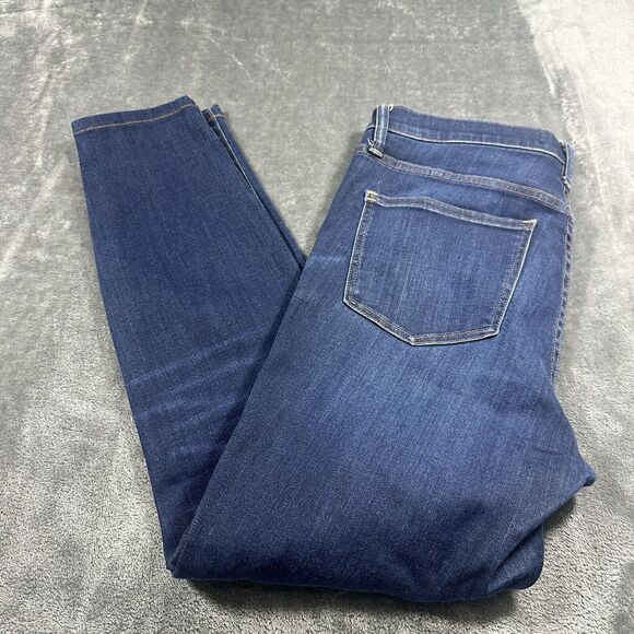 Madewell Jeans Womens 29x26 Blue 9” High-rise Skinny Stretch Denim Pants - Picture 10 of 14